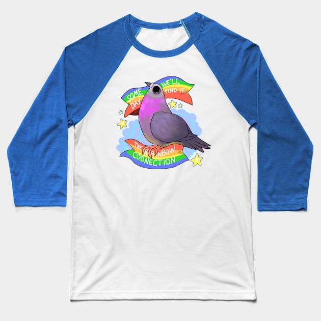 The Rainbow Coonection Baseball T-Shirt by ProfessorBees